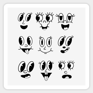 Doodle Face Sticker